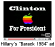 The controversial video called "Barack 1984" projects Obama on the Big Brother screen, flush with confidence yet poised to lose, just like his favorite football team.